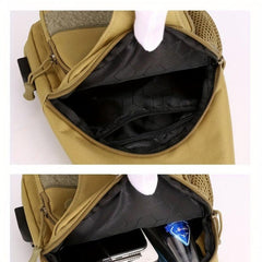 Waterproof Chest Bag with USB Charging Port