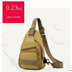 Waterproof Chest Bag with USB Charging Port