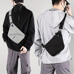 Men's Chest Bag Casual Shoulder Bag Waterproof Crossbody Bag