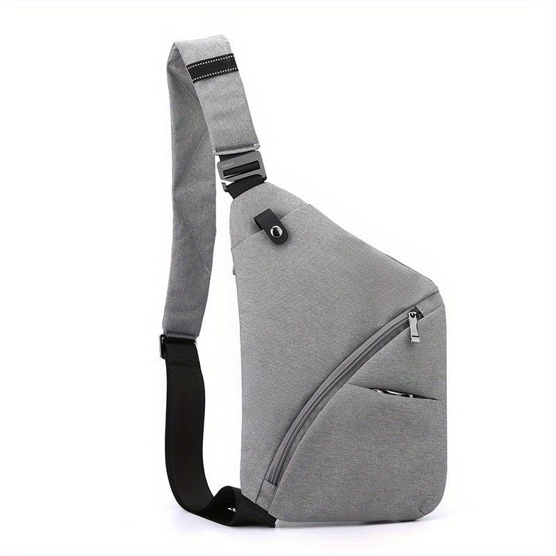 Men's Chest Bag Casual Shoulder Bag Waterproof Crossbody Bag