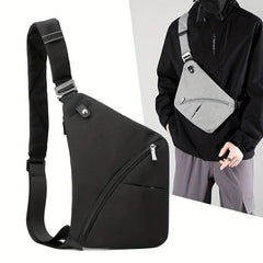 Men's Chest Bag Casual Shoulder Bag Waterproof Crossbody Bag