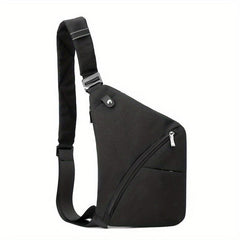 Men's Chest Bag Casual Shoulder Bag Waterproof Crossbody Bag