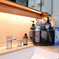 Foldable Mesh Toiletry Bag Portable Hand Carrying Wash Bag