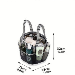 Foldable Mesh Toiletry Bag Portable Hand Carrying Wash Bag