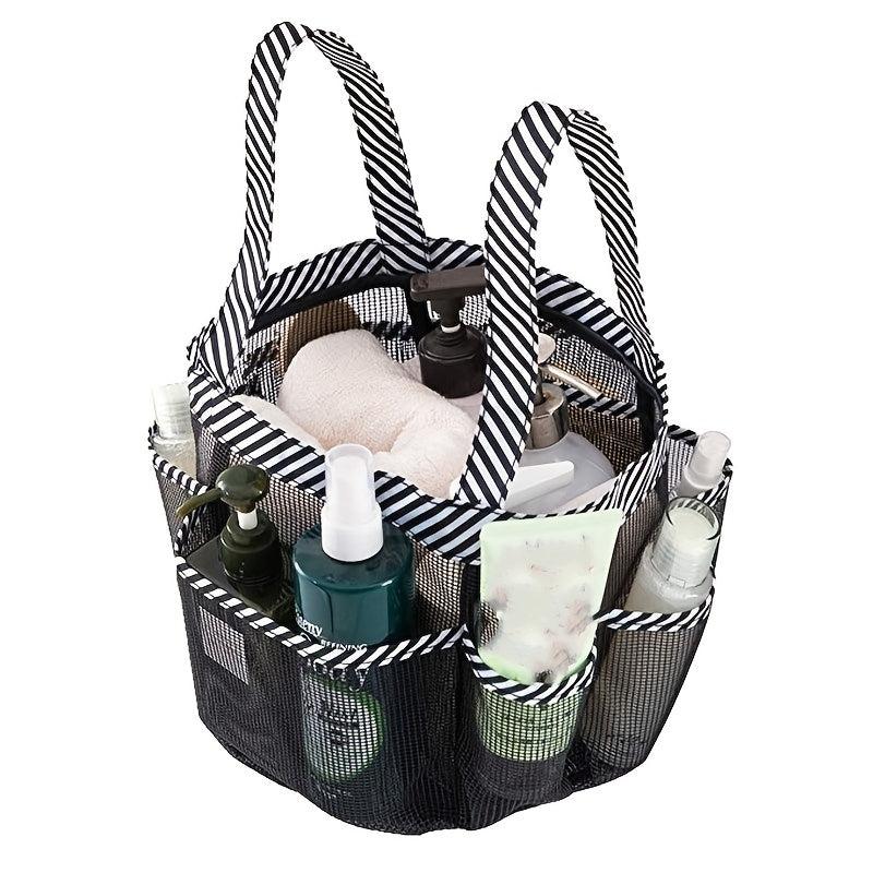 Foldable Mesh Toiletry Bag Portable Hand Carrying Wash Bag