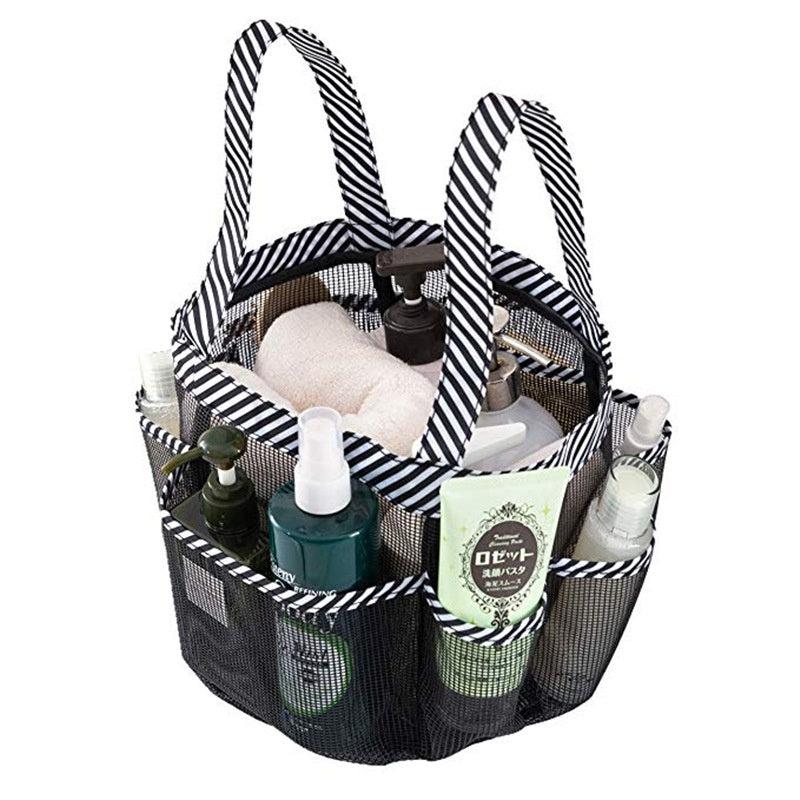 Foldable Mesh Toiletry Bag Portable Hand Carrying Wash Bag