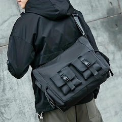 Men's Casual All-match Crossbody Bag Large Capacity Messenger Bag