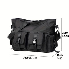 Men's Casual All-match Crossbody Bag Large Capacity Messenger Bag