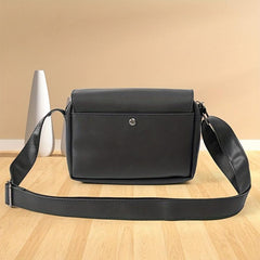 Retro Men's PU Leather Crossbody Bag