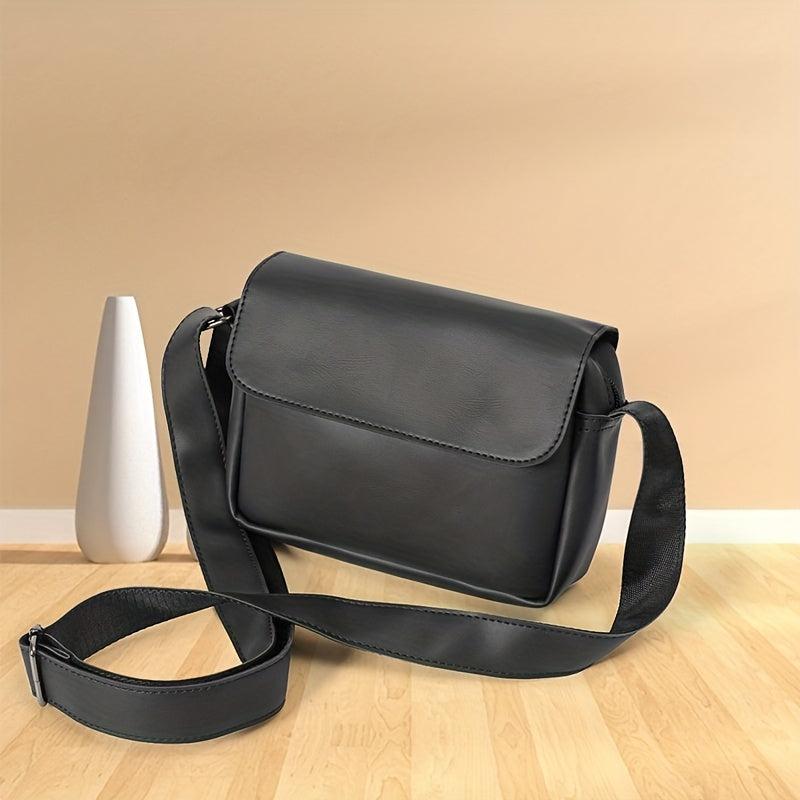 Retro Men's PU Leather Crossbody Bag