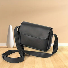 Retro Men's PU Leather Crossbody Bag