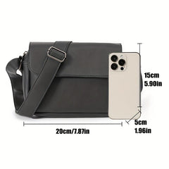 Retro Men's PU Leather Crossbody Bag