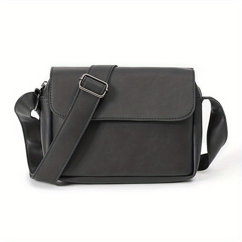 Retro Men's PU Leather Crossbody Bag