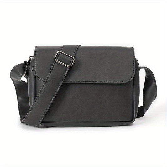 Retro Men's PU Leather Crossbody Bag