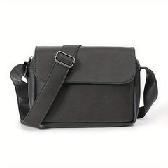 Retro Men's PU Leather Crossbody Bag