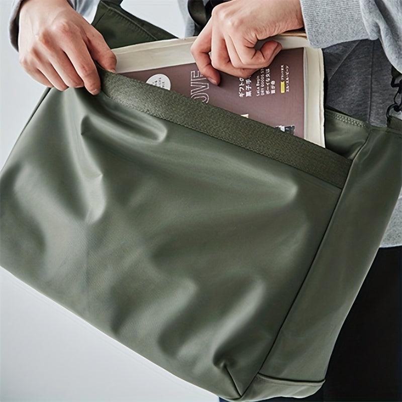 Men's Large Capacity Satchel Bag Travel Messenger Crossbody Briefcase