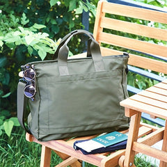 Men's Large Capacity Satchel Bag Travel Messenger Crossbody Briefcase
