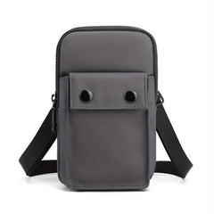 Men's Mini Shoulder Bag Messenger Bag Phone Purse for Outdoor Running Hiking
