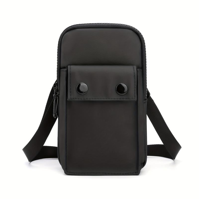 Men's Mini Shoulder Bag Messenger Bag Phone Purse for Outdoor Running Hiking