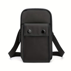 Men's Mini Shoulder Bag Messenger Bag Phone Purse for Outdoor Running Hiking
