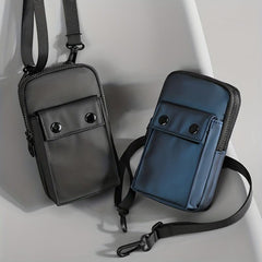 Men's Mini Shoulder Bag Messenger Bag Phone Purse for Outdoor Running Hiking