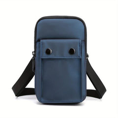 Men's Mini Shoulder Bag Messenger Bag Phone Purse for Outdoor Running Hiking