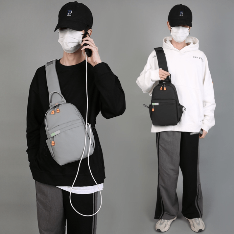 Men's Outdoor Chest Bag Breathable Waterproof Crossbody Bag