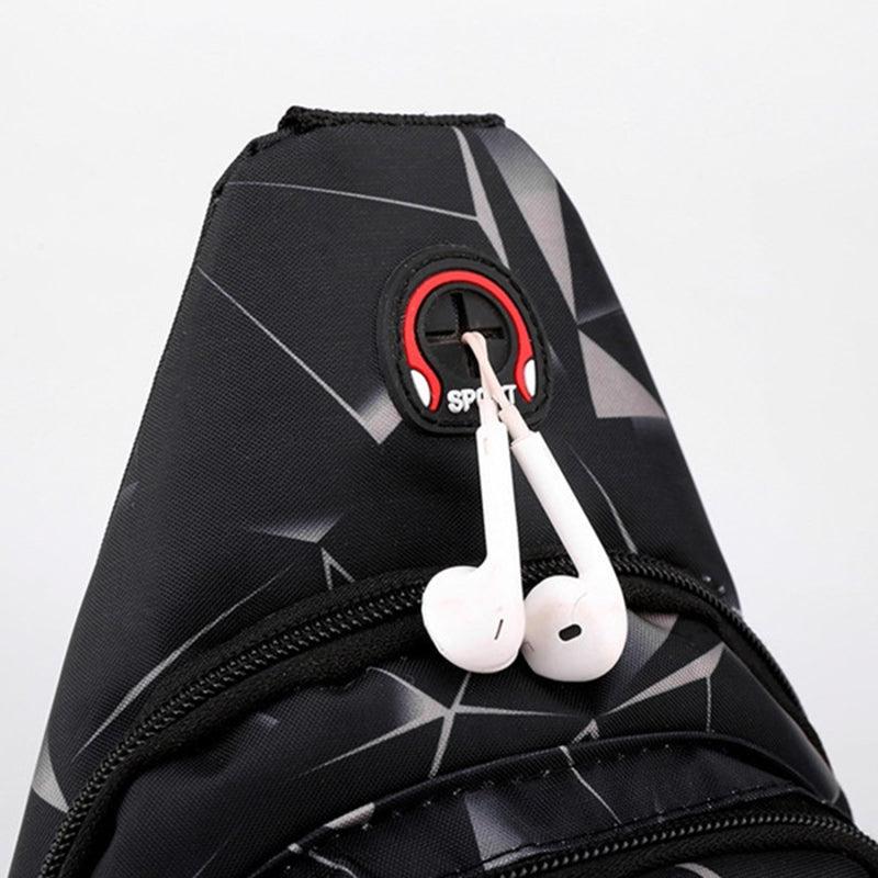 Men's Lightweight Crossbody Chest Sports Bag
