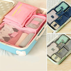 6pcs Travel Storage Bag Set for Luggage