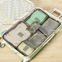 6pcs Travel Storage Bag Set for Luggage