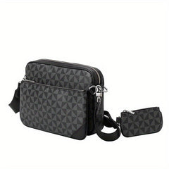 Men's Messenger Bag Multifunctional Shoulder Bag Large Capacity