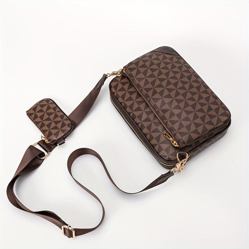 Men's Messenger Bag Multifunctional Shoulder Bag Large Capacity