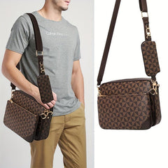 Men's Messenger Bag Multifunctional Shoulder Bag Large Capacity