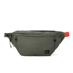 Large Crossbody Fanny Pack Men Waterproof Waist Bag Adjustable Strap & 5 Pockets
