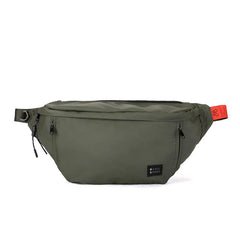 Large Crossbody Fanny Pack Men Waterproof Waist Bag Adjustable Strap & 5 Pockets
