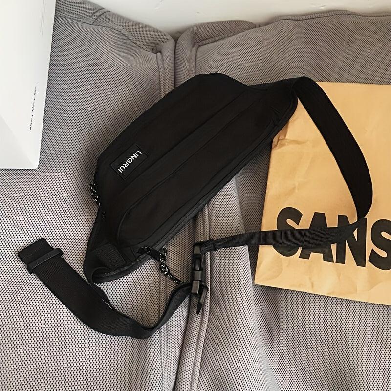 Men's Large Capacity Waterproof Chest Bag Travel Sports Crossbody Bag