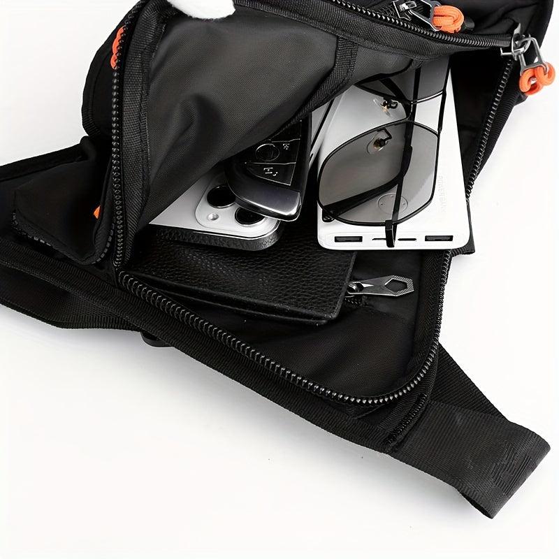 Men's Lightweight Crossbody Sling Bag Waterproof Thigh Bag