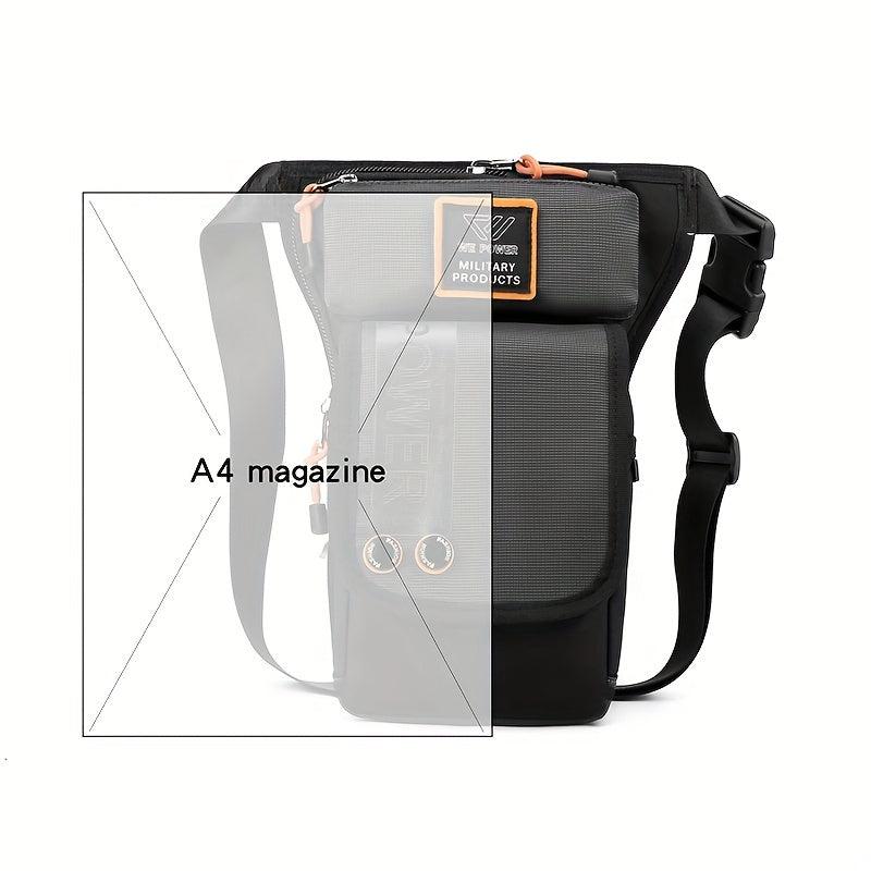Men's Lightweight Crossbody Sling Bag Waterproof Thigh Bag