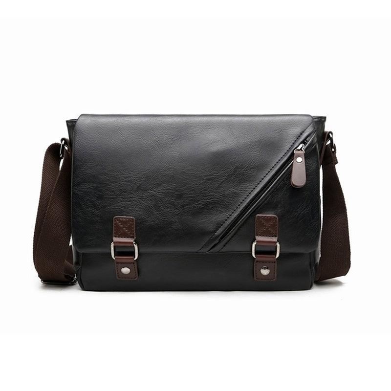 Men's PU Leather Shoulder Bag Business Casual All Match Envelope Bag