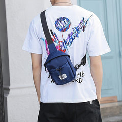 Men's Casual Mini Crossbody Bag Small Shoulder Bag Mobile Phone Bag