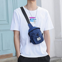 Men's Casual Mini Crossbody Bag Small Shoulder Bag Mobile Phone Bag