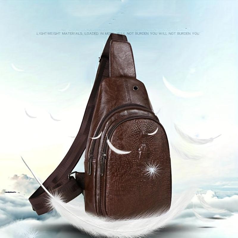 Crocodile Pattern Waterproof Waist Bag for Travel