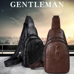 Crocodile Pattern Waterproof Waist Bag for Travel