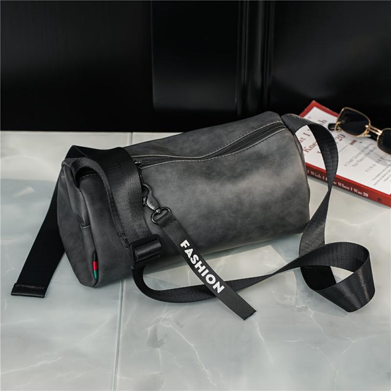 Men's Lightweight Round Crossbody Bag