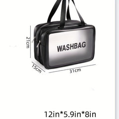 Large Capacity Cosmetics Storage Bag Double Layer Toiletry Bag