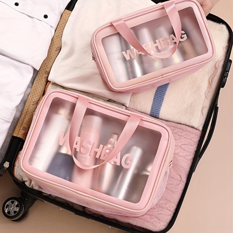 Large Capacity Cosmetics Storage Bag Double Layer Toiletry Bag
