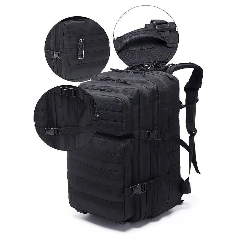 Camouflage Mountaineering Bag with Mesh Pocket for Outdoor Activities