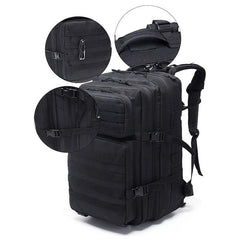 Camouflage Mountaineering Bag with Mesh Pocket for Outdoor Activities