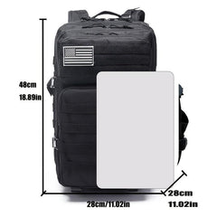 Camouflage Mountaineering Bag with Mesh Pocket for Outdoor Activities