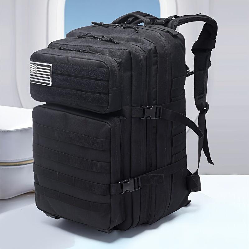 Camouflage Mountaineering Bag with Mesh Pocket for Outdoor Activities